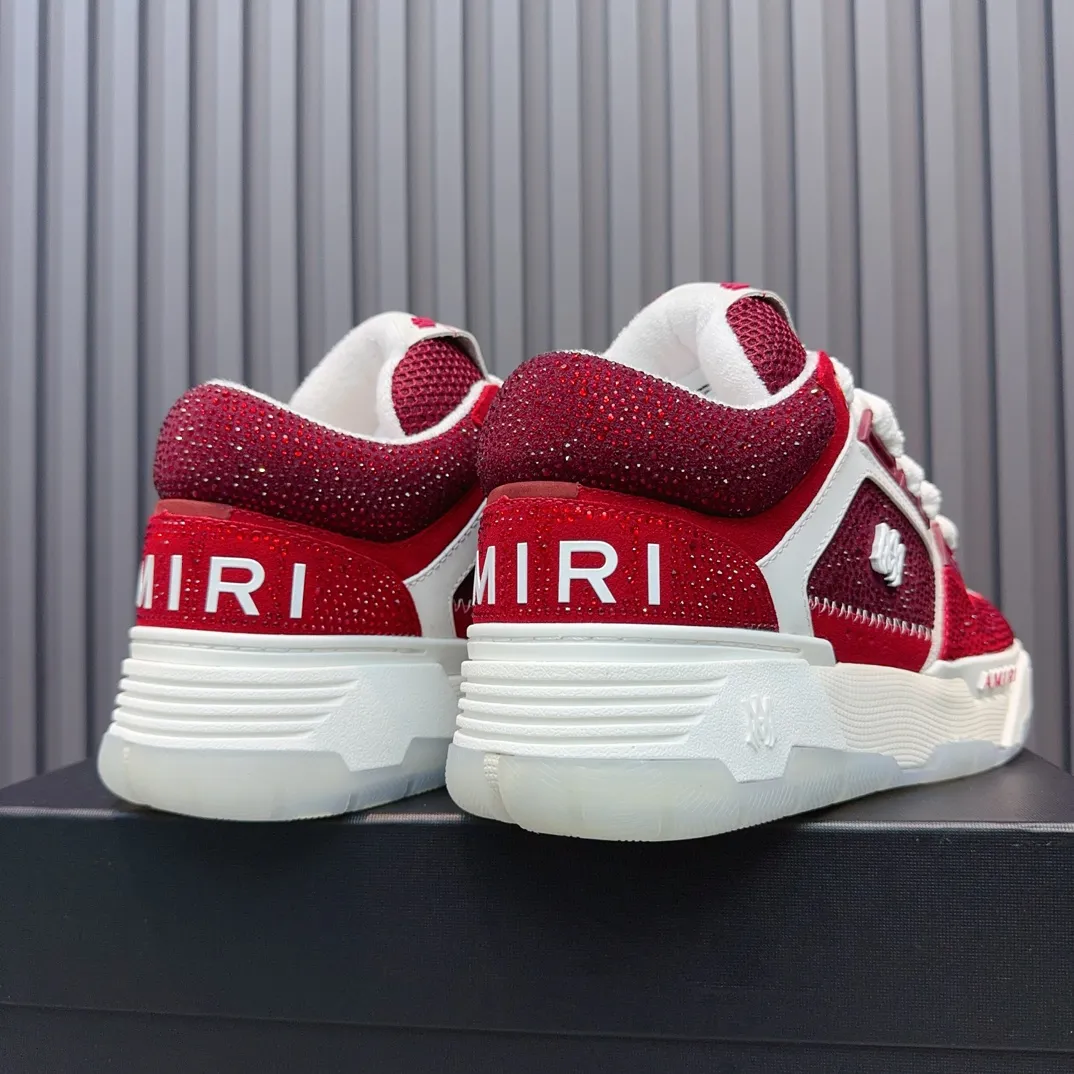 Men's shoes 💰760💰 AMIRI AMIRI fashion brand hot sale 🔥 Available all year round, couples 💑 Official website synchronization Imported fabrics 1⃣️ vs 1⃣️ replica, original factory special original sole, 35-45 (45. non-refundable)